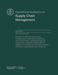 Guía Operativa: Gestión de la cadena de abastecimiento