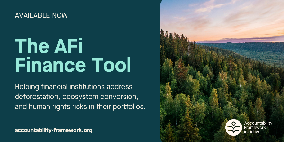 The AFi launches Finance Tool - Accountability Framework