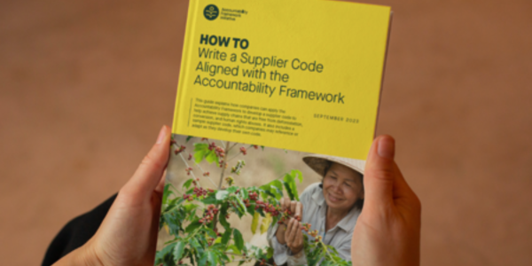 AFi launches how to guide for supplier codes of conduct