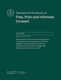 Guía Operativa: Consentimiento libre, previo e informado