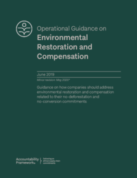 Guía Operativa: Restauración y compensación ambiental