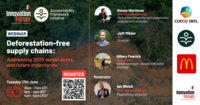 Webinar de IF: Cadenas de suministro libres de deforestación: abordar los objetivos para 2025 y las trayectorias futuras
