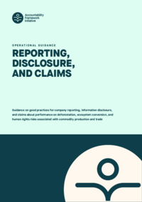 Guía Operativa: Informes, divulgación y declaraciones